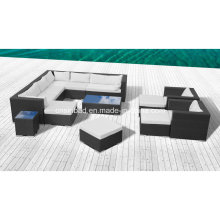 Outdoor Rattan Sofa Sets for Living Room / Garden with Aluminum Frame / SGS (9502P)